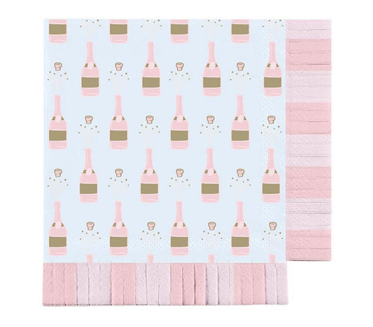 Champagne Pop Fringe Napkins (16ct)