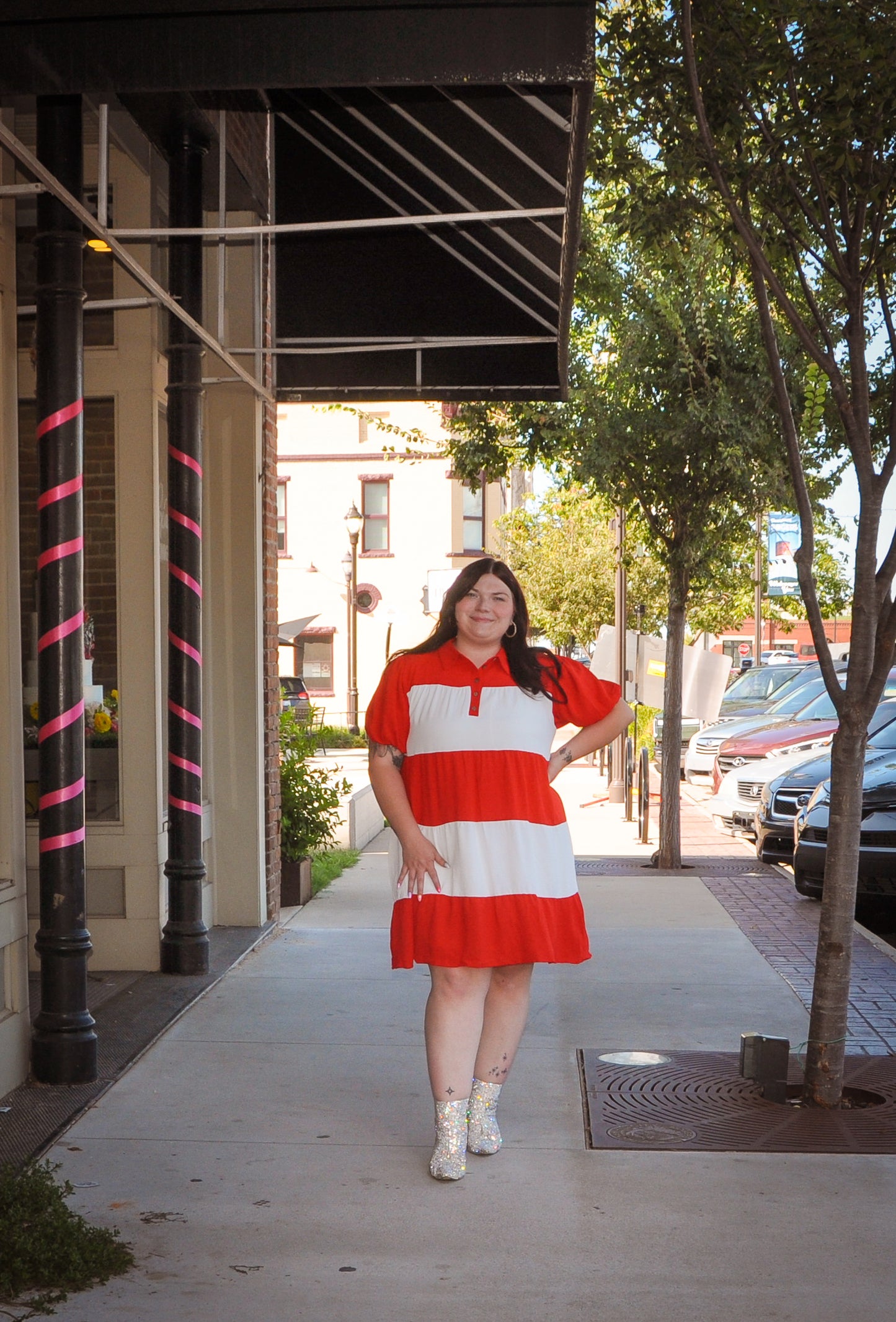 Game Day Block Dress