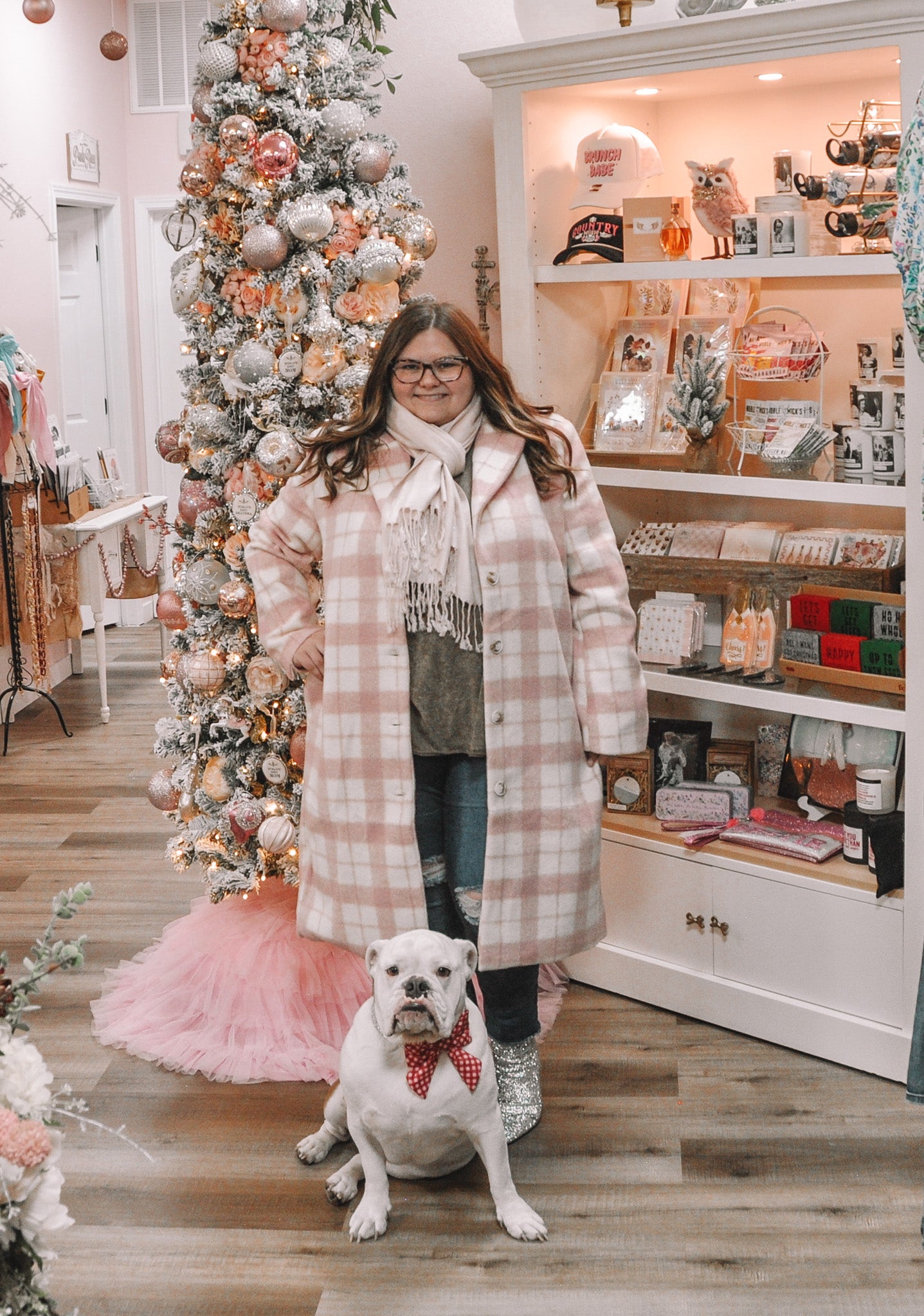 Light Pink Woven Wren Coat