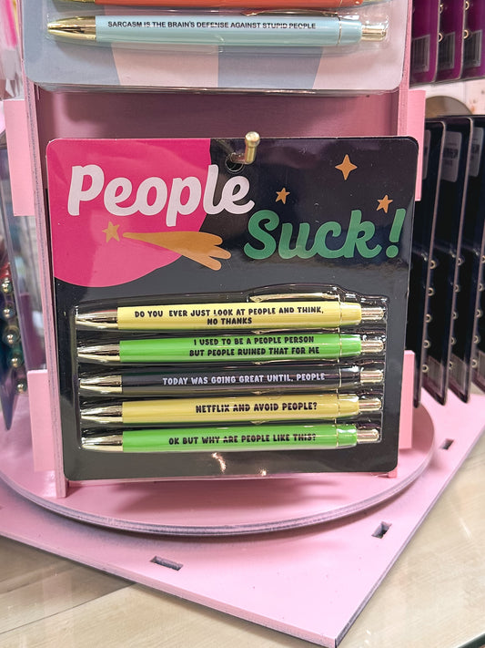 People Suck Pen Set