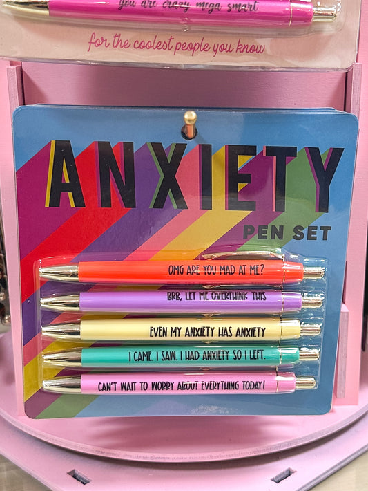 Anxiety Pen Set