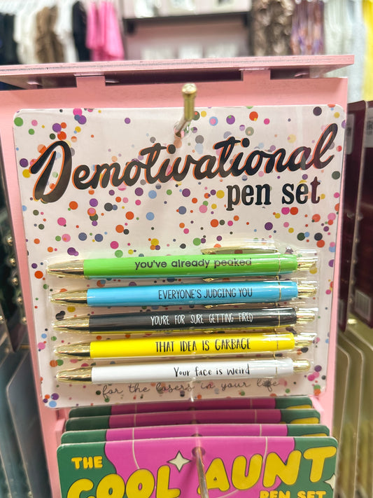 Demotivational Pen Set