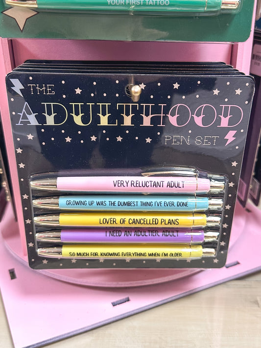 Adulthood Pen Set