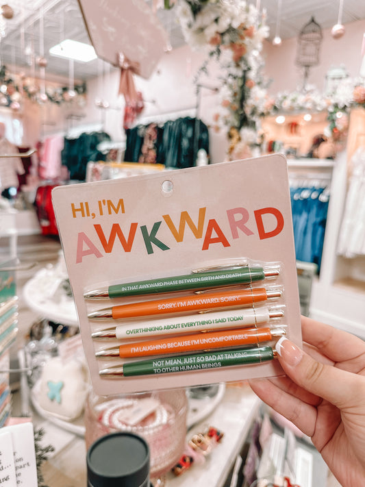 Awkward Pen Set