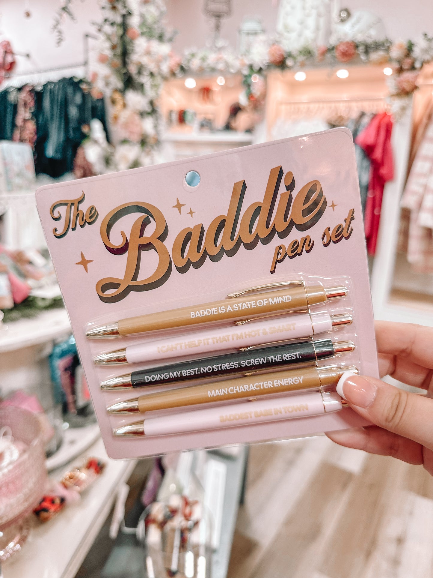 Baddie Pen Set